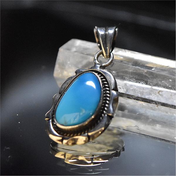 デルバートゴードン シルバー ターコイズ ペンダントヘッド