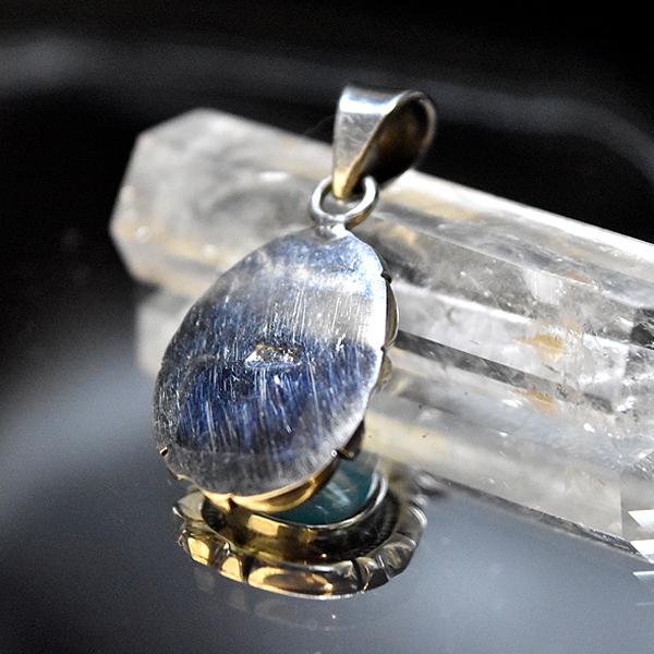 ブルージェム ターコイズ ペンダントトップ シルバーアクセサリー