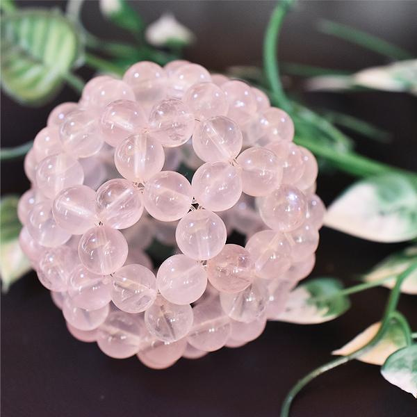 ローズクォーツ 4ミリ玉バッキーボール