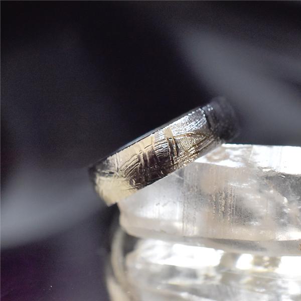 ギベオン リング 5号 指輪 隕石 アクセサリー 天然石 パワーストーン 天然石