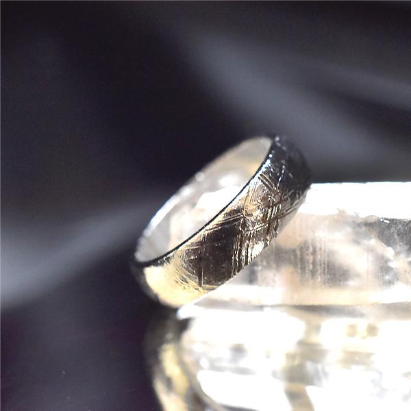 ギベオン リング 5号 指輪 隕石 アクセサリー 天然石 パワーストーン 天然石