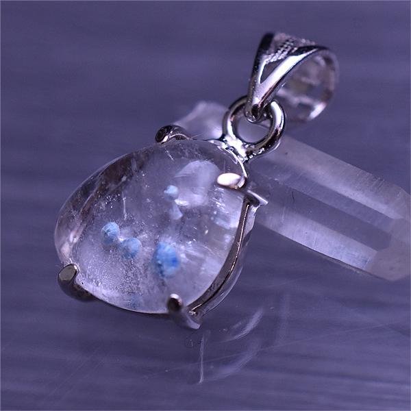 ギラライトインクォーツ ペンダントトップ 3.18ct パライバクォーツ 激レア レアストーン 希少 パワーストーン 天然石 アクセサリー_1