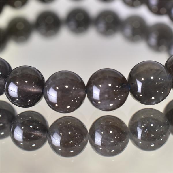 ブルールチルクォーツ 9ミリブレスレット 内周約16センチ 天然石