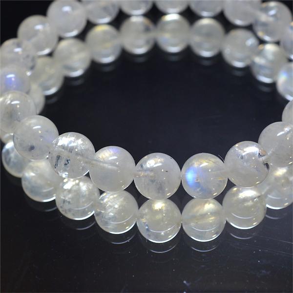 高品質　ムーンストーン　ブレスレット　内径16センチ　8ミリ玉 ロイヤルブルームーンストーン 8.5ミリ 内周約16センチ ブレスレット