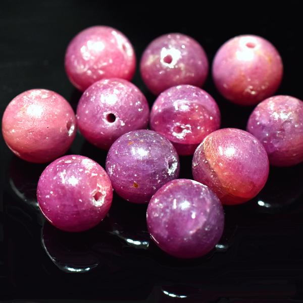 ルビー 10ミリ 1粒売り ハンドメイド ばら売り ruby 天然石 パワーストーン バリブラン |  | 01