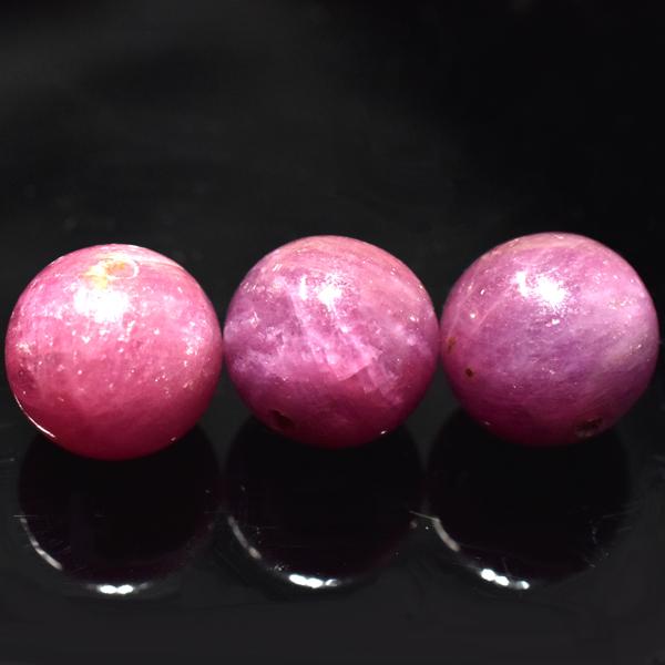 ルビー 12ミリ 1粒売り ハンドメイド ばら売り ruby 天然石 パワーストーン バリブラン |  | 02