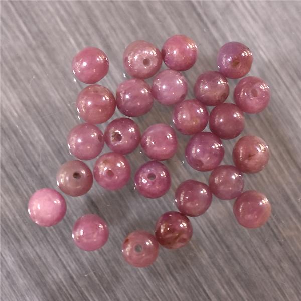 ルビー５ミリ 1粒売り ハンドメイド 天然石 パワーストーン バリブラン |  | 01