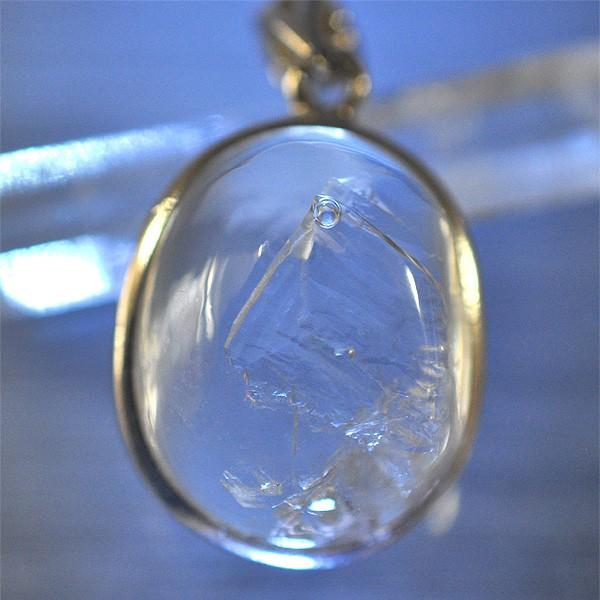 水入り水晶 水晶 ペンダントトップ レアストーン 天然石