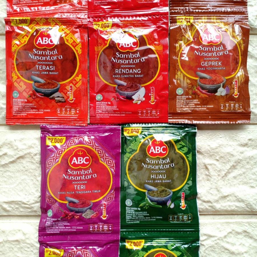 ABC Sambal Nusantara Terasi サンバルテラシ パウチタイプ10