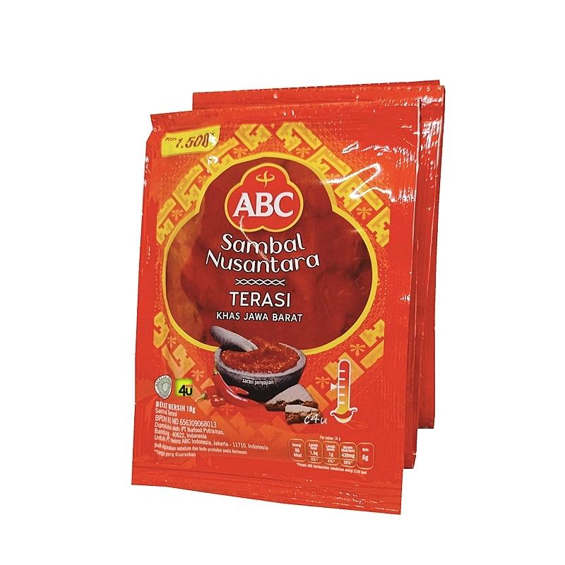 ABC Sambal Nusantara Terasi サンバル テラシ パウチタイプ10パック入