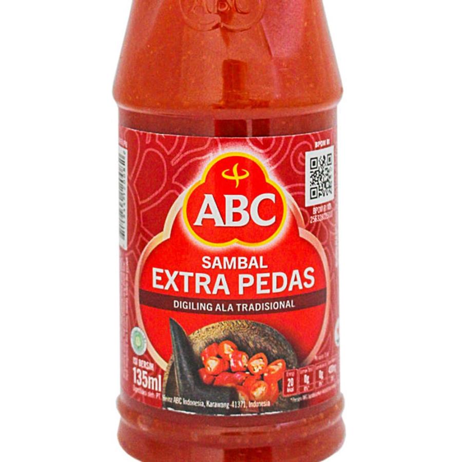 ABC エービーシー SAMBAL サンバル チリソース ボトルタイプ 130ml × 5
