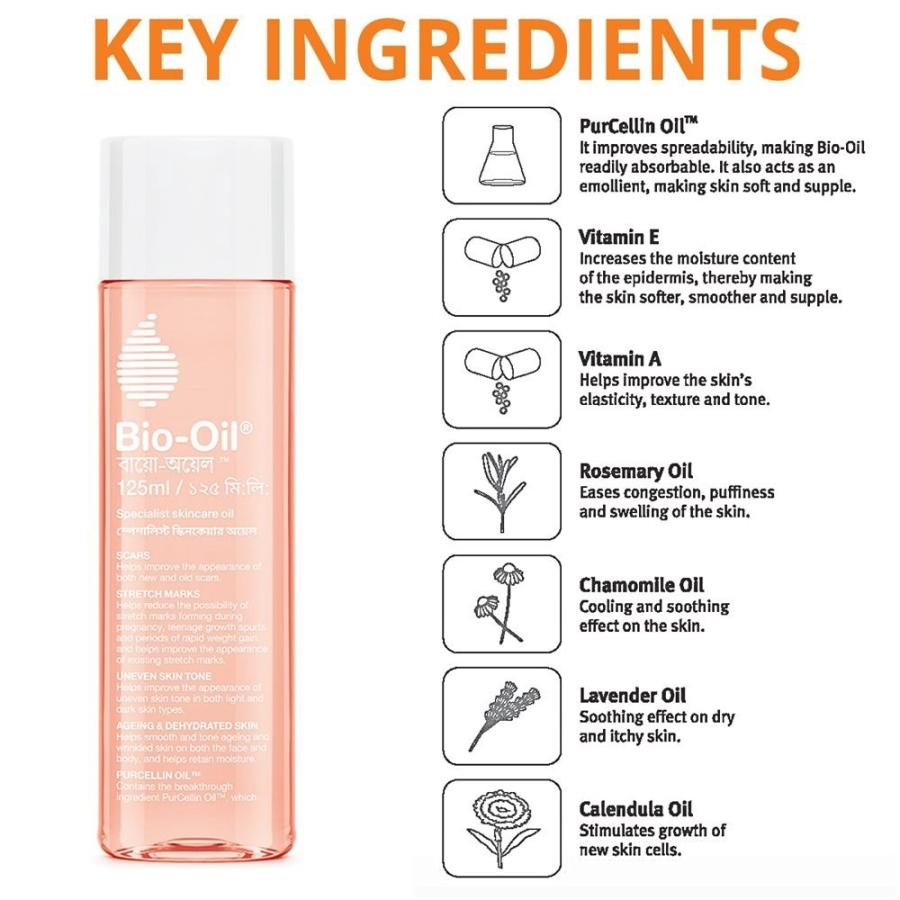 Bio-oil バイオオイル スキンケアオイル 25ml 海外直送品 : バリ