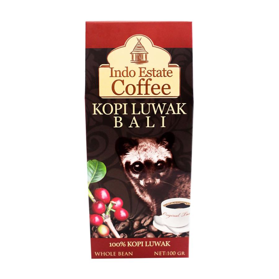 Indo estate coffee ルアックコーヒー Kopi Luwak Bali 100g Indo estate coffee ルアックコーヒー Kopi Luwak Bali 100g