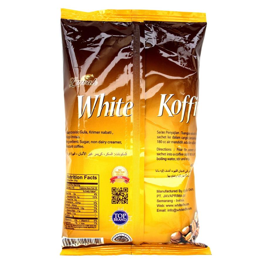 Luwak ルアック カプチーノインスタントコーヒー White coffee ホワイトコーヒー CARAMEL キャラメル バック10杯分入