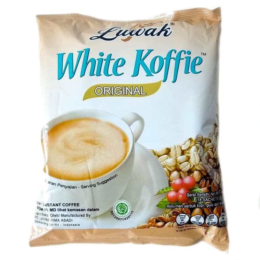 Luwak ルアック カプチーノインスタントコーヒー White coffee ホワイトコーヒー ORIGINAL オリジナル お得バック18