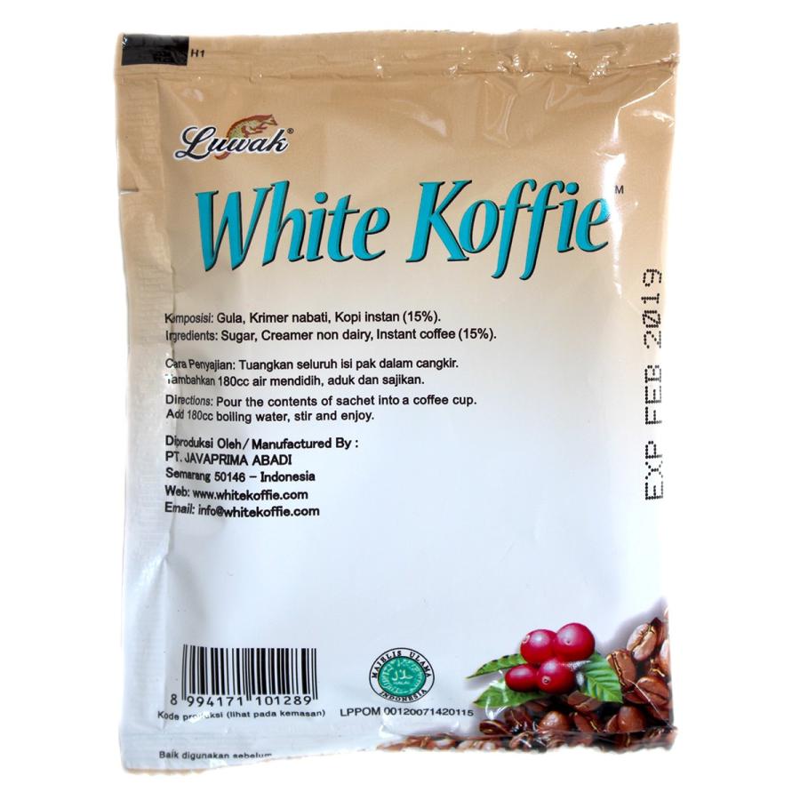 Luwak ルアック カプチーノインスタントコーヒー White coffee ホワイトコーヒー ORIGINAL オリジナル お得バック18