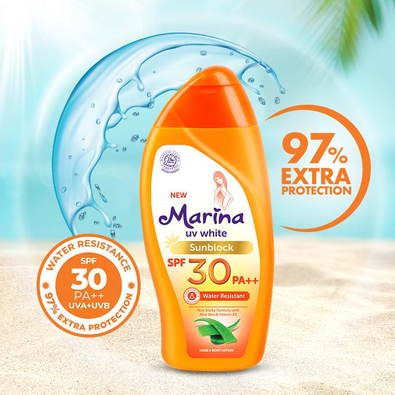 Marina マリナ UV Whiteシリーズ ハンド ボディローション 85ml サン