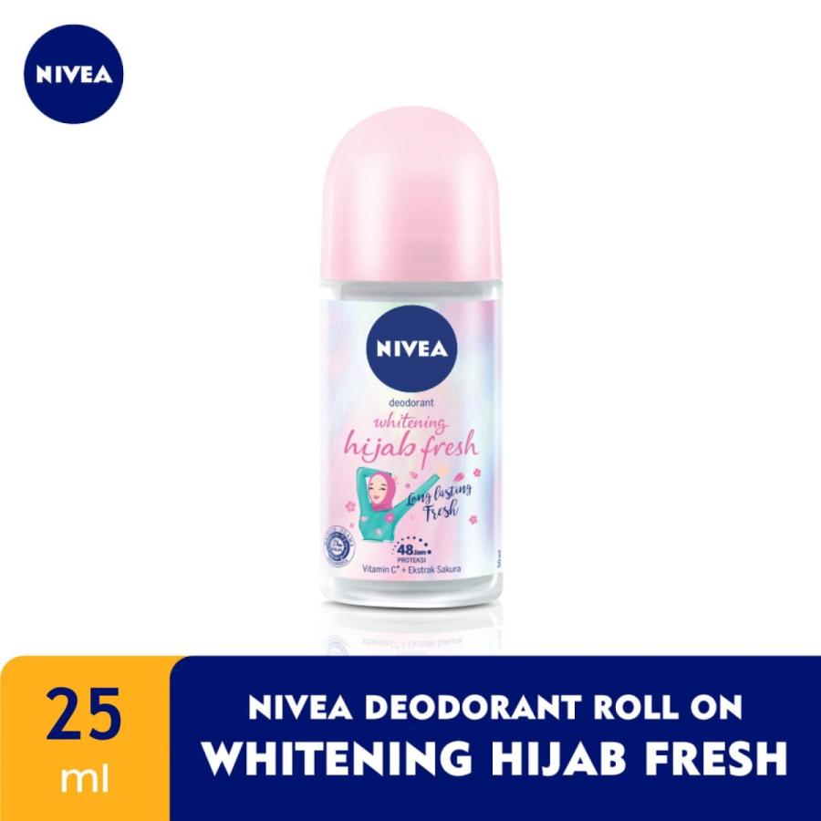 NIVEA（ニベア） 女性用デオドラント ロールオン Whitening Hijab