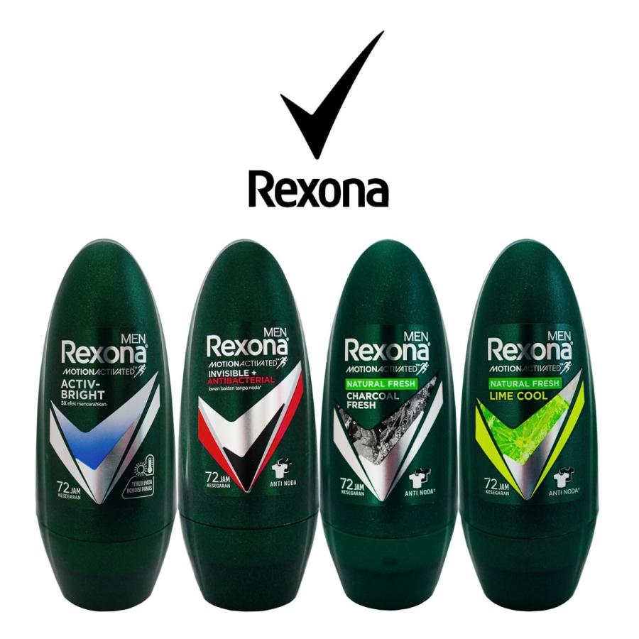 Rexona レクソナ 男性用 デオドラント ロールオン 45ml お得な3個