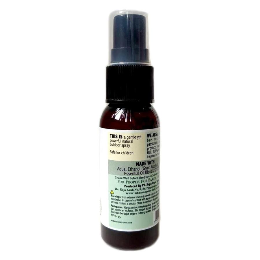 オーガニック虫除けスプレー  ウタマスパイス バグスプレー100ml Utama Spice ウタマスパイス 100％ナチュラル ハーブ 虫よけスプレー