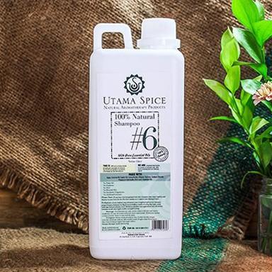 UTAMA SPICE ウタマスパイス 100% Natural Shampoo #6 ナチュラルシャンプー 詰替用タンク 1000ml 海外直送品｜balifesta