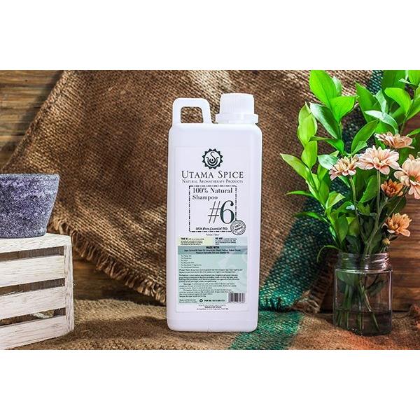 UTAMA SPICE ウタマスパイス 100% Natural Shampoo #6 ナチュラルシャンプー 詰替用タンク 1000ml 海外直送品｜balifesta｜02