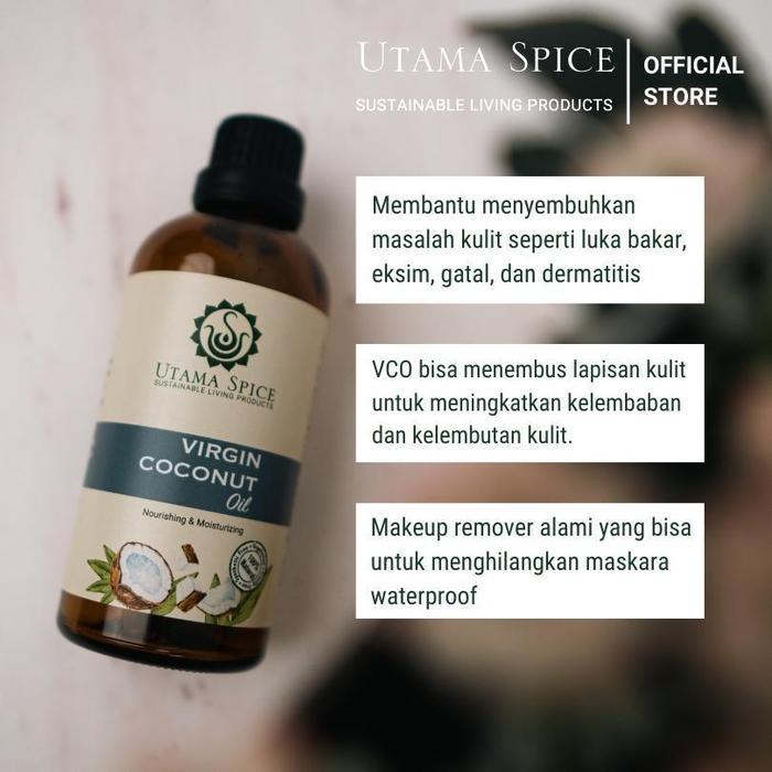 UTAMA SPICE ウタマスパイス 100% Pure Virgin Coconut Oil ピュアバージンココナッツオイル 大容量 1000ml 海外直送品の画像