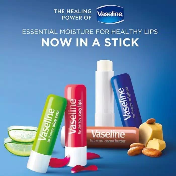Vaseline ヴァセリン リップクリーム Lip Therapy リップセラピー 4.8g Cocoa Butter ココアバター 海外