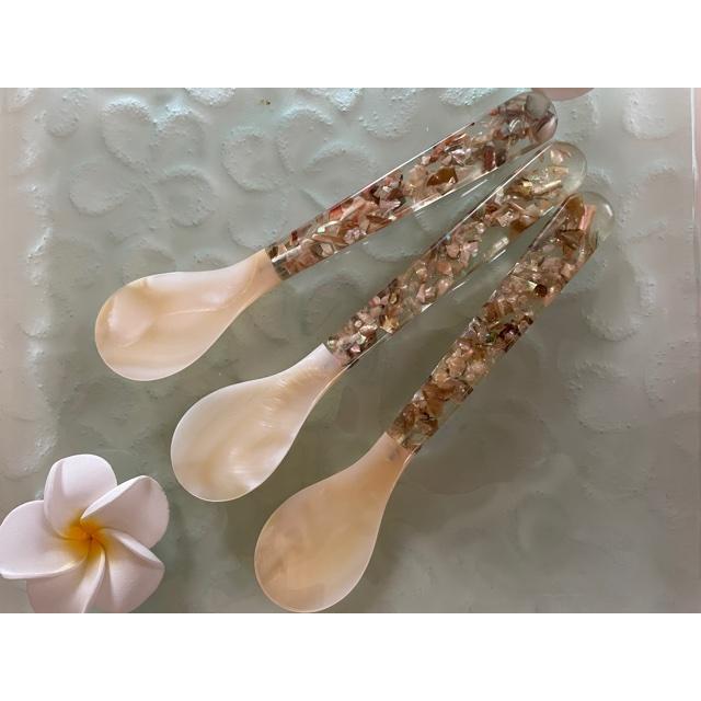 シェルスプーン 送料230円 シェル 貝細工 リゾート バリ島 アジアン
