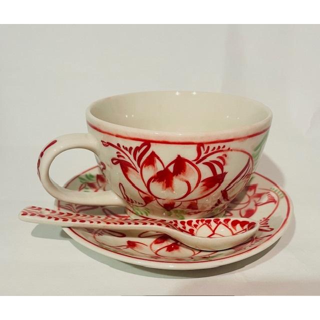 ティーカップセット バッチャン焼き アジアン おしゃれ ベトナム 店舗