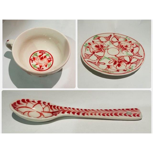 ティーカップセット バッチャン焼き アジアン おしゃれ ベトナム 店舗