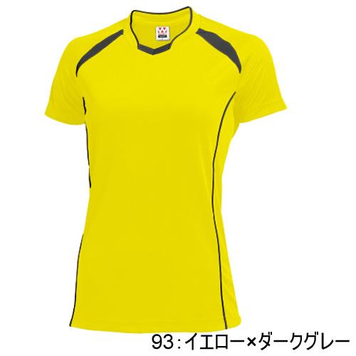 バレーボール シャツ ウェア Tシャツ 半袖 練習着 ウィメンズ