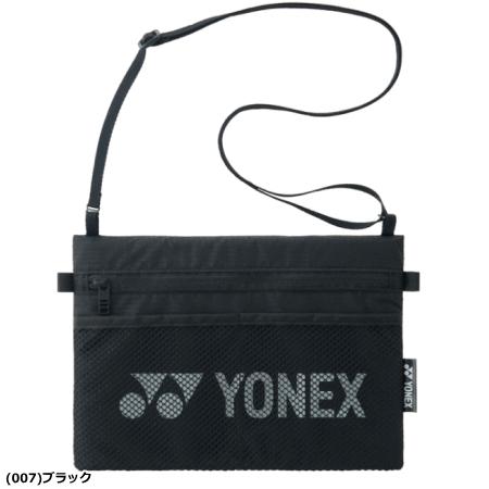 YONEX メッシュショルダーバッグ 黒 YONEX ヨネックス バッグ サコッシュ ショルダーバッグ BAG2198 1個