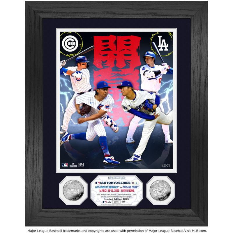 MLB東京シリーズ2025記念ダブルフォトミント 予約】MLB 東京シリーズ 2025 カブス vs ドジャース 開催記念 ダブル