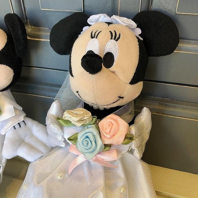 結婚式 ディズニー ミッキー ぬいぐるみ ミニー 祝電 おしゃれ ウェルカムドール 電報