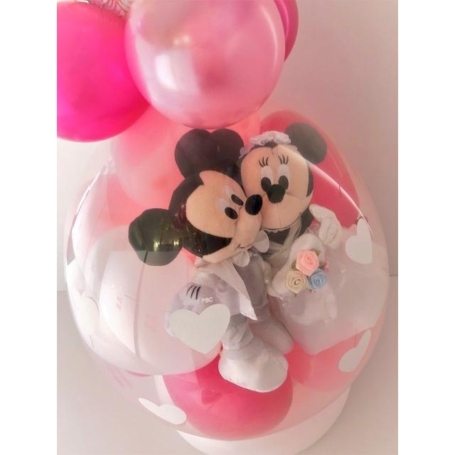 バルーン 電報 結婚式 結婚祝い 入籍祝い ディズニー ミッキー ミニーのウェディング おしゃれ Nu002 バルーンショップ バルバルーン 通販 Yahoo ショッピング