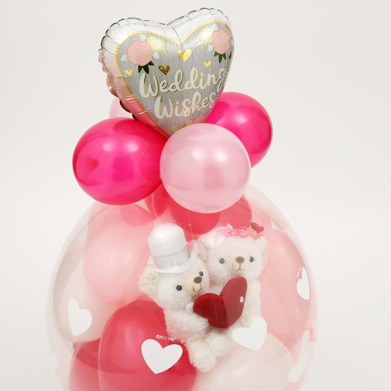 バルーン 電報 結婚式 結婚祝い 入籍祝い コービーコービー