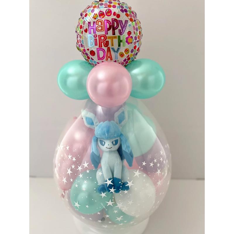 バルーンブーケ ニンフィア ポケモン 卒業 卒園 誕生日 Pokemon（ポケモン） バルーン 誕生日 ニンフィア ぬいぐるみ付