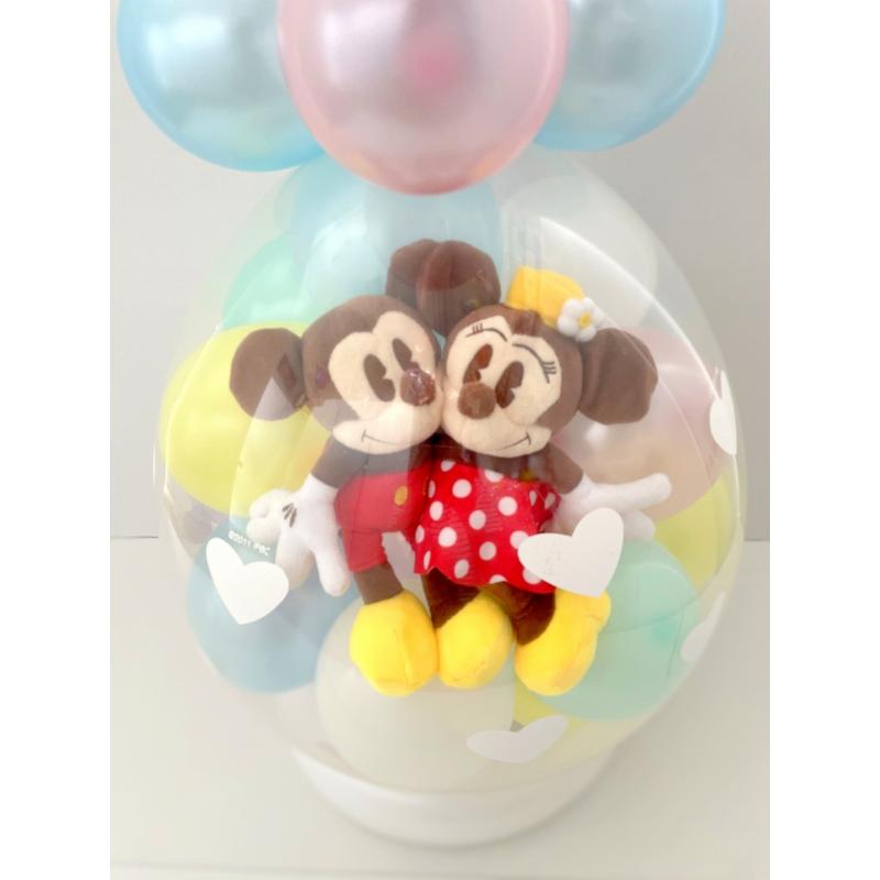 Disney（ディズニー） バルーン 電報 結婚式 誕生日 入籍祝い パステル