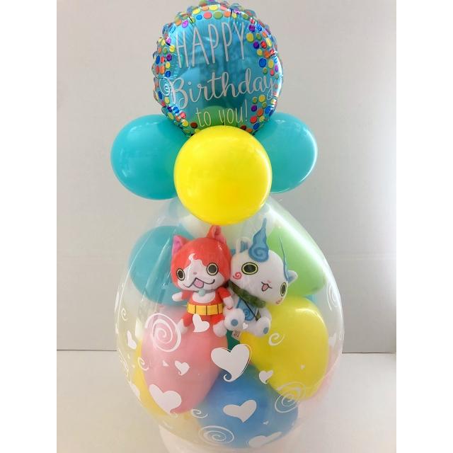 ポイント10倍 妖怪ウォッチ ジバニャン コマさん バルーンラッピング バルーン電報 祝電 結婚式 誕生日 バルーン ぬいぐるみ バルーンギフト 出産祝い 発表会 Nu391 バルーンショップ バルバルーン 通販 Yahoo ショッピング