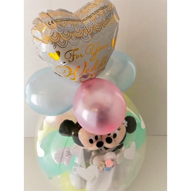 バルーン 電報 結婚式 入籍祝い ディズニー 洋装パステルバージョン ミッキー ミニーのウェディング Nu8 バルーンショップ バルバルーン 通販 Yahoo ショッピング