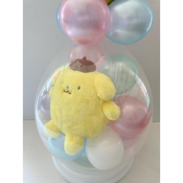 シナモロール ほわほわ ポムポムプリン バルーンラッピング 電報 結婚
