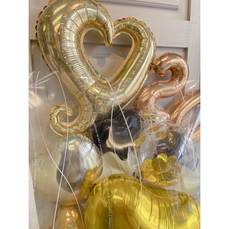 大きい スペシャルサイズ 75cm バルーン 成人式 花束 名入れ無料