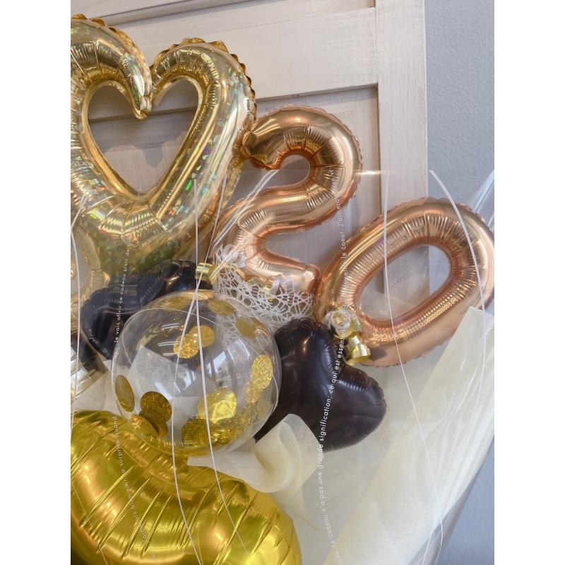 大きい スペシャルサイズ 75cm バルーン 成人式 花束 名入れ無料