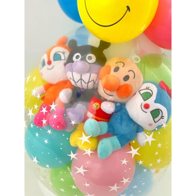 4人選べる アンパンマン ペア バルーンラッピング バルーン電報 バルーン お誕生日 1歳 2歳 3歳 結婚式 バースデー 出産祝い 発表会 開店祝い 七五三 クリスマス_14