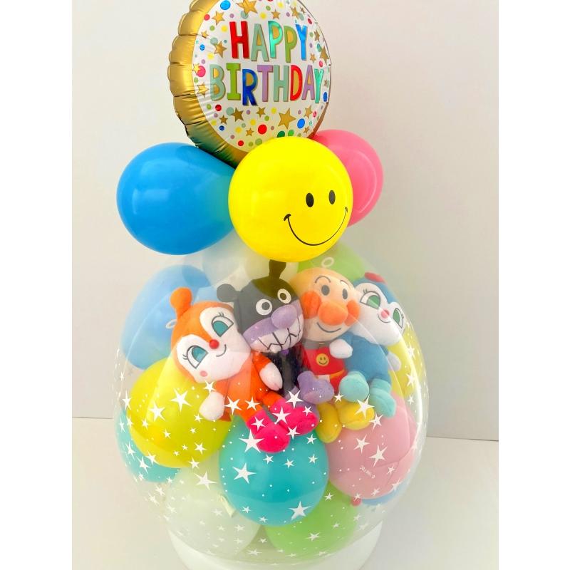 4人選べる アンパンマン ペア バルーンラッピング バルーン電報 バルーン お誕生日 1歳 2歳 3歳 結婚式 バースデー 出産祝い 発表会 開店祝い 七五三 クリスマス_6