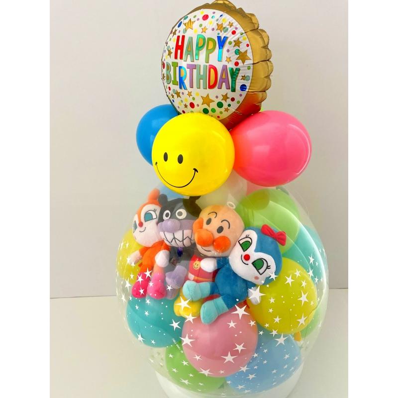 4人選べる アンパンマン ペア バルーンラッピング バルーン電報 バルーン お誕生日 1歳 2歳 3歳 結婚式 バースデー 出産祝い 発表会 開店祝い 七五三 クリスマス_9