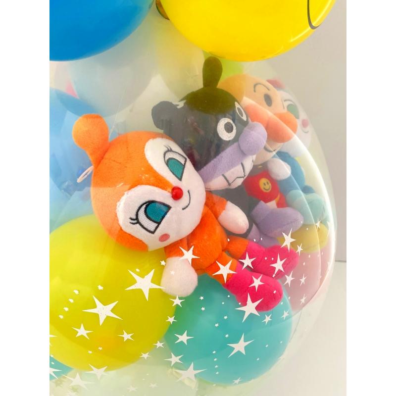 4人選べる アンパンマン ペア バルーンラッピング バルーン電報 バルーン お誕生日 1歳 2歳 3歳 結婚式 バースデー 出産祝い 発表会 開店祝い 七五三 クリスマス_10