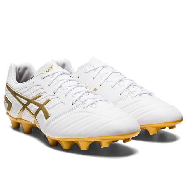 ASICS（アシックス） DSライト CLUB ホワイト ゴールド ワイドモデル