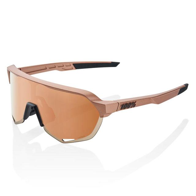 【新品】100% S2 サングラス 60006-00005 HiPERレンズ S2 サングラス 野球 ミラーレンズ 100% ワンハンドレッド Matte Copper